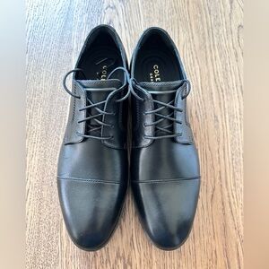NWOT. Cole Haan Black Leather Oxfords Size 7.5M